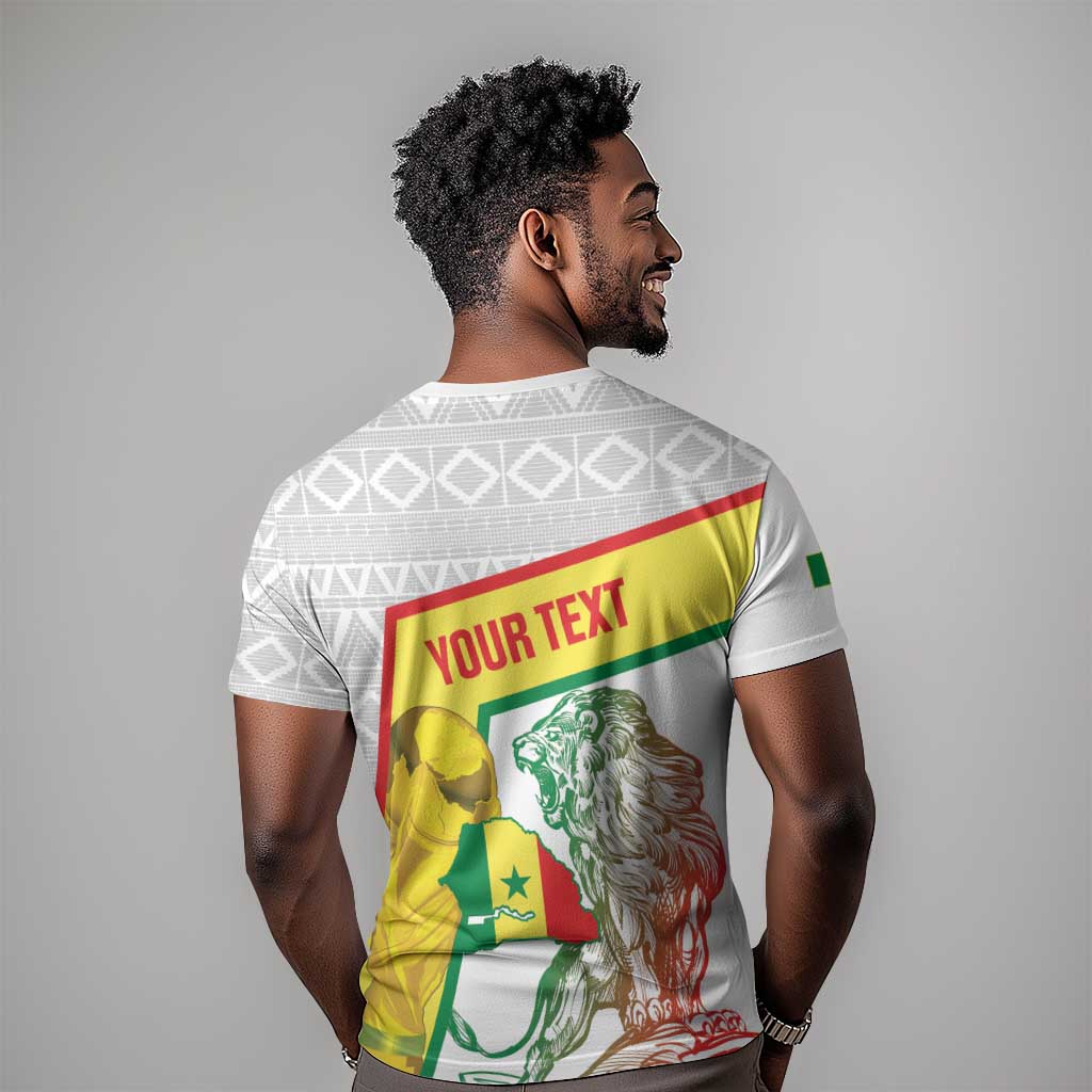 Personalized Senegal Football T-Shirt 2026 Come On Lions de la Teranga Graphic Tee