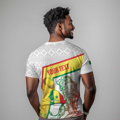 Personalized Senegal Football T-Shirt 2026 Come On Lions de la Teranga Graphic Tee