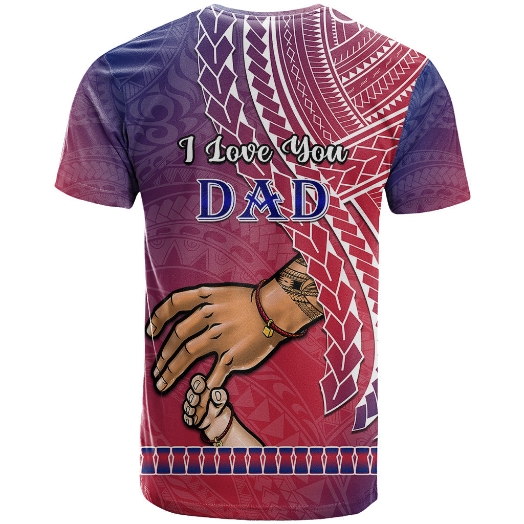 Polynesian Pride Father Day Guam T-Shirt I Love You Dad Guaman Latte Stone Graphic Tee