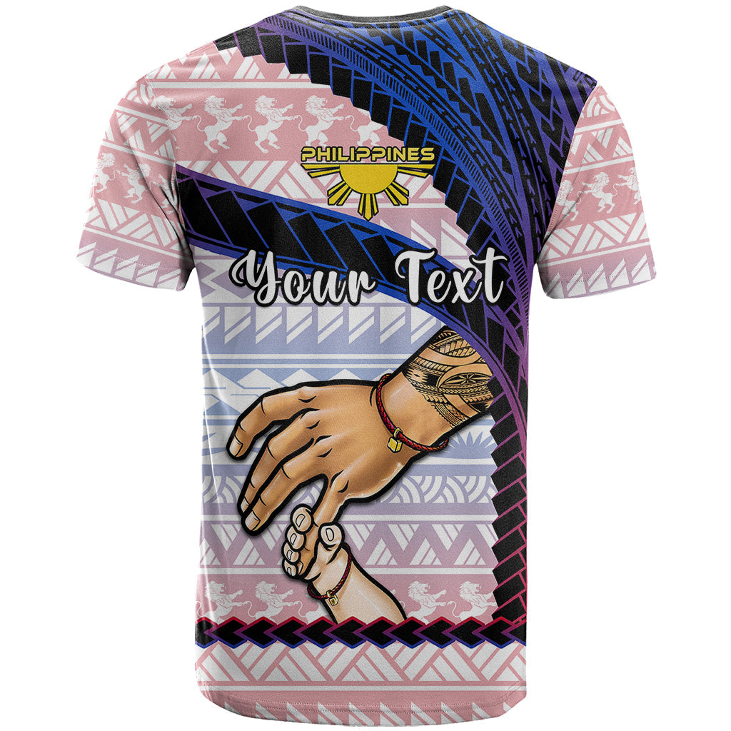 Personalised Father Day Philippines T-Shirt Filipino Pattern Maligayang Araw ng Mga Ama Graphic Tee