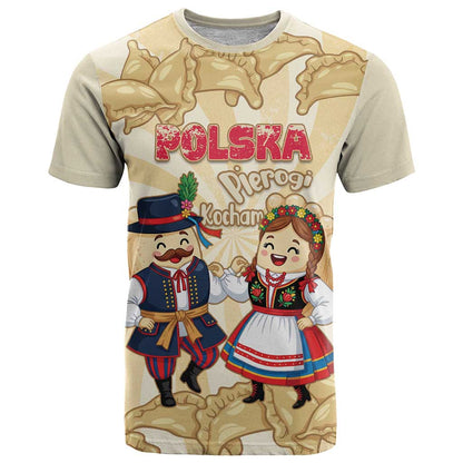 Personalised Pierogi Festival Poland T-Shirt Polska Dumpling Kocham Graphic Tee