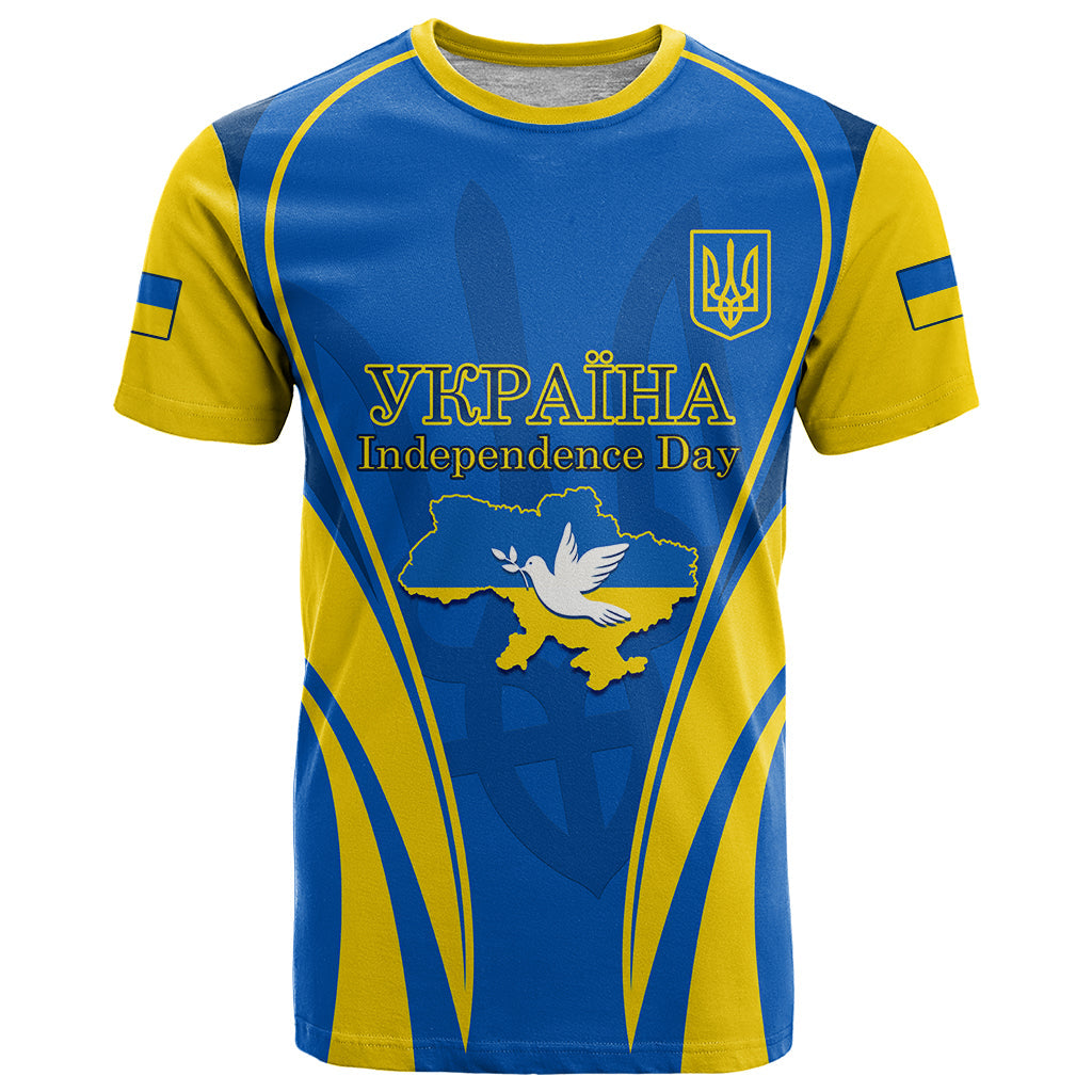 Ukraine T-Shirt Happy Ukrainian 32nd Independence Anniversary Graphic Tee