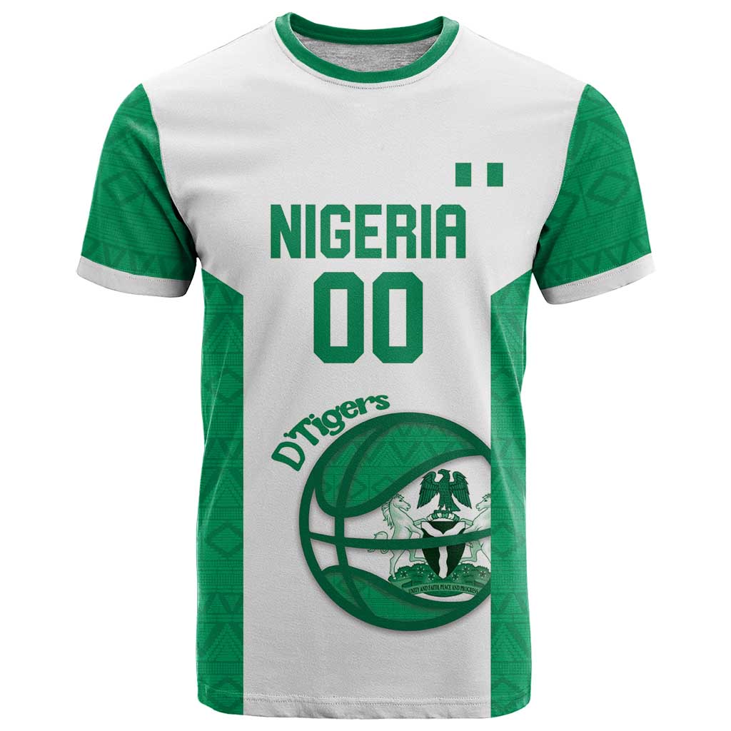 Nigeria Basketball Custom T-Shirt Come On Tigers Graphic Tee