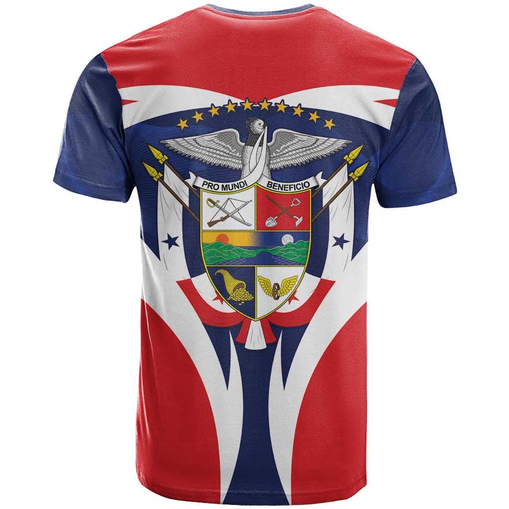Panama Golden Frog T-Shirt Coat Of Arms - Sporty Style Graphic Tee