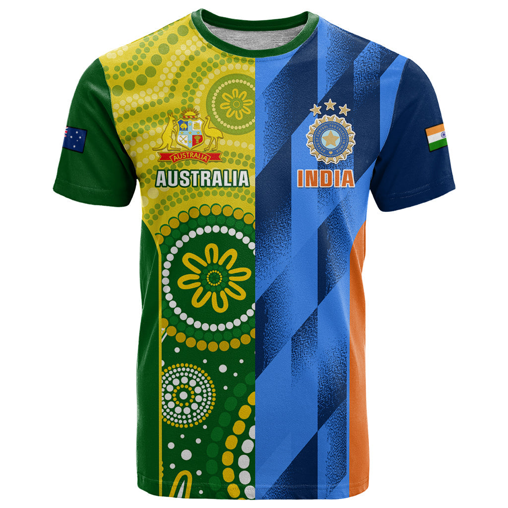 Australia And India Cricket T-Shirt World Cup Final Together Graphic Tee