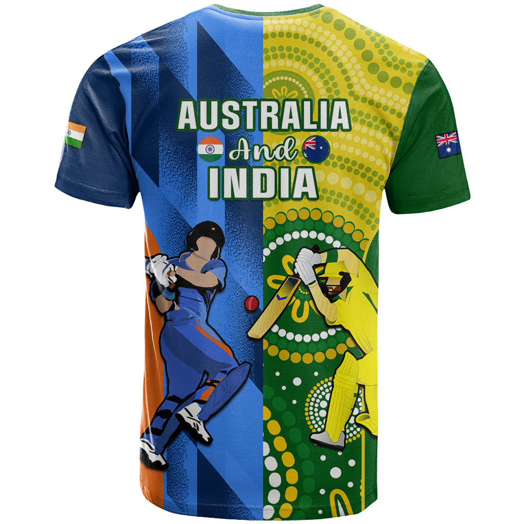 Australia And India Cricket T-Shirt World Cup Final Together Graphic Tee