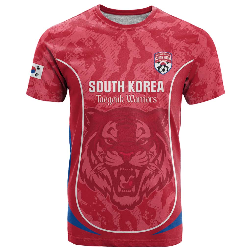Custom South Korea Football T-Shirt 2026 Come On Taegeuk Warriors Graphic Tee