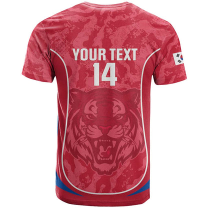 Custom South Korea Football T-Shirt 2026 Come On Taegeuk Warriors Graphic Tee