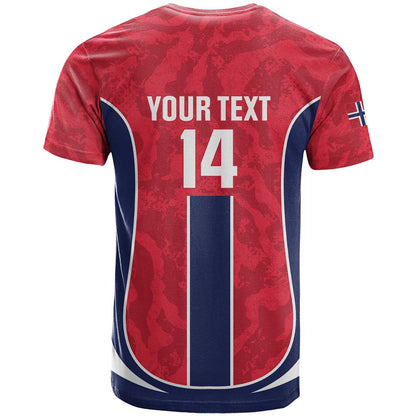 Custom Norway Football T-Shirt 2026 Come On Norge Graphic Tee