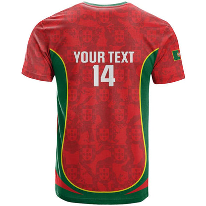 Custom Portugal Football T-Shirt 2026 Come On Selecao das Quinas - Red Graphic Tee