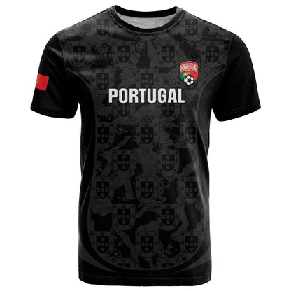 Custom Portugal Football T-Shirt 2026 Come On Selecao das Quinas - Black Graphic Tee