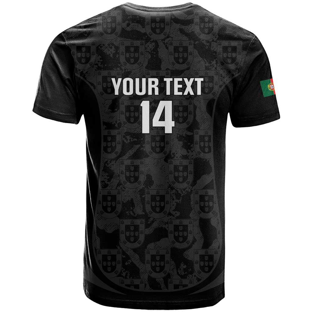 Custom Portugal Football T-Shirt 2026 Come On Selecao das Quinas - Black Graphic Tee