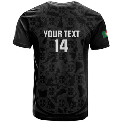 Custom Portugal Football T-Shirt 2026 Come On Selecao das Quinas - Black Graphic Tee