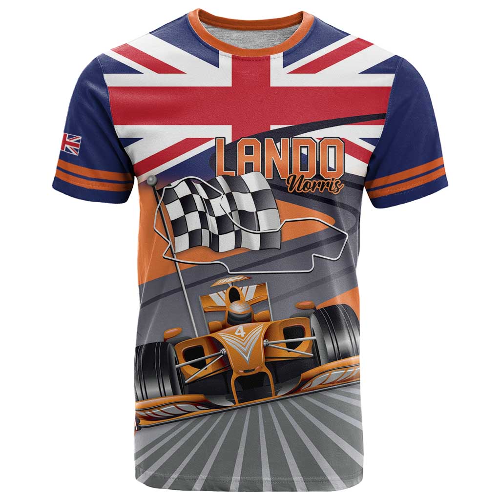 Personalised British Norris T-Shirt 2025 Champion Australia GP Graphic Tee