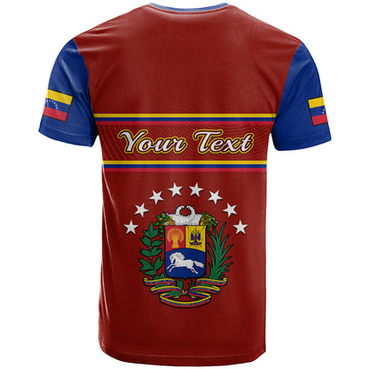 Personalised Venezuela T-Shirt Coat Of Arms Style Graphic Tee