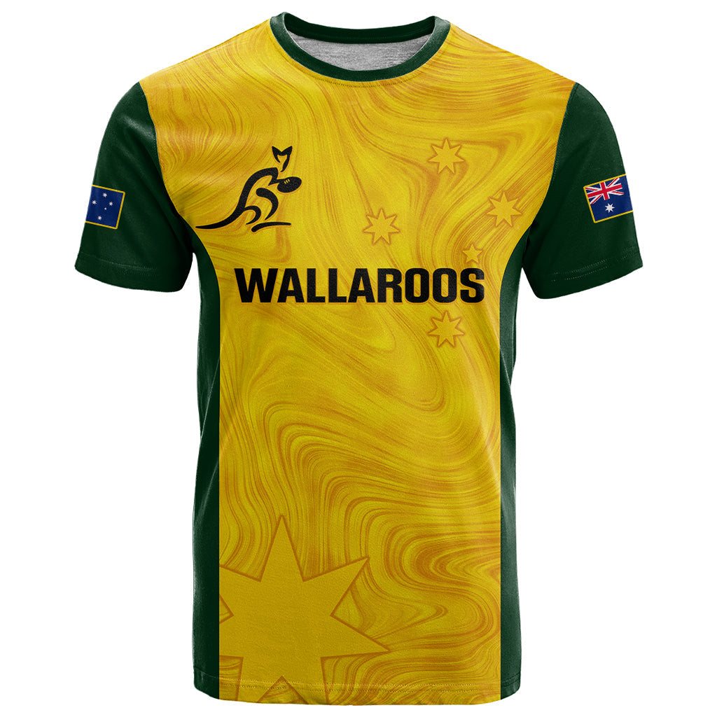 Personalised Australia Rugby T-Shirt Go Wallaroos Pacific Simple Version Graphic Tee