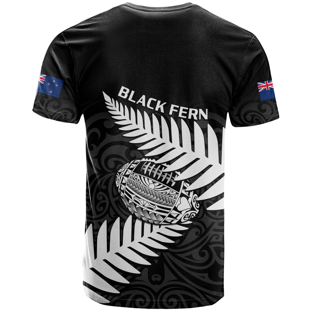 Aotearoa Rugby T-Shirt Go Black Fern Pacific NZ Maori Graphic Tee