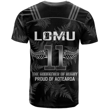 New Zealand Silver Fern Rugby T-Shirt Aotearoa Godfather Proud Gone But Never Forgotten Graphic Tee