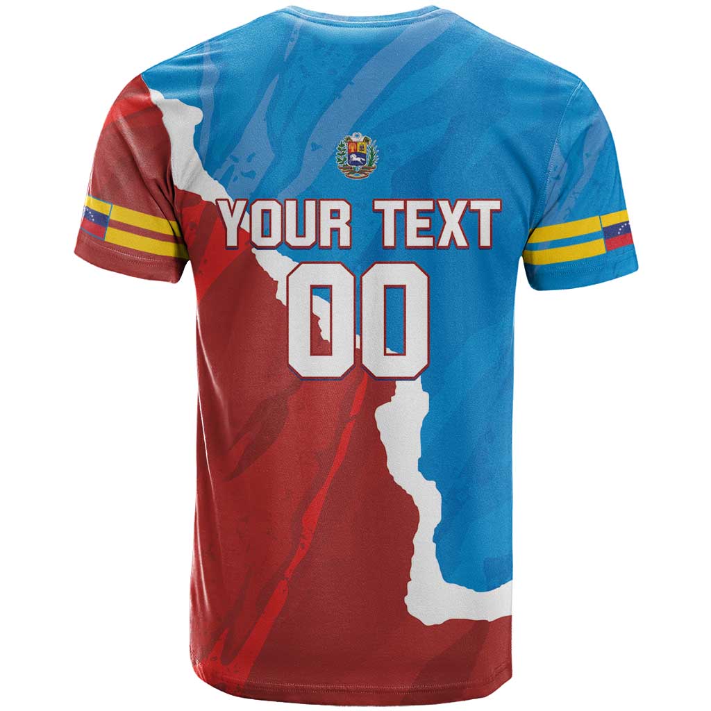 Custom Baseball Venezuela T-Shirt Go Champions Grunge Style Graphic Tee