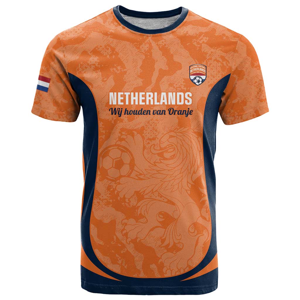 Custom Netherlands Football T-Shirt 2026 Come On Oranje Graphic Tee