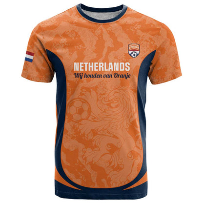 Custom Netherlands Football T-Shirt 2026 Come On Oranje Graphic Tee