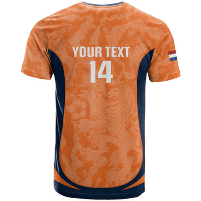 Custom Netherlands Football T-Shirt 2026 Come On Oranje Graphic Tee