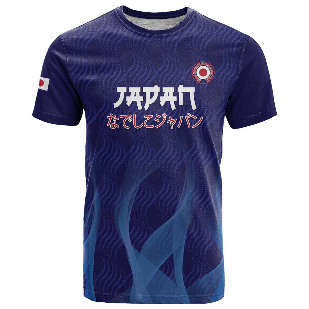 Custom Japan Football T-Shirt Go Champions Nadeshiko Japanese Graphic Tee