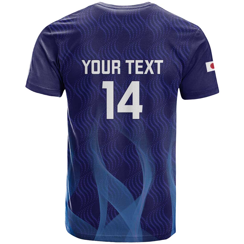Custom Japan Football T-Shirt Go Champions Nadeshiko Japanese Graphic Tee