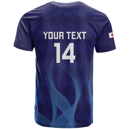 Custom Japan Football T-Shirt Go Champions Nadeshiko Japanese Graphic Tee