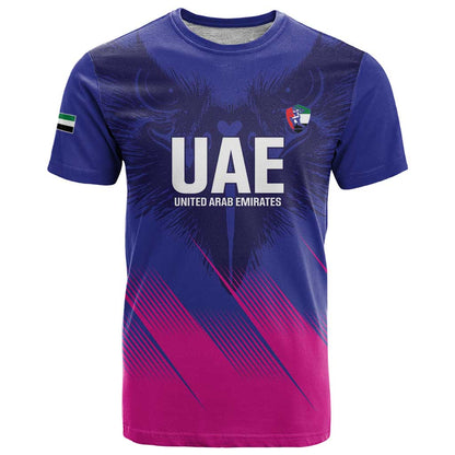 Custom UAE Cricket T-Shirt Go Champions United Arab Emirates Falcon Graphic Tee