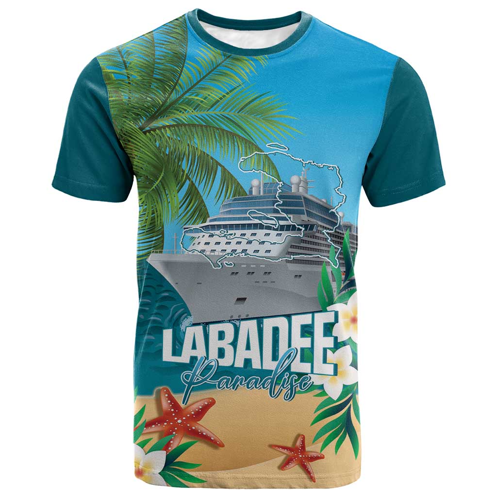 Afro Haiti Labadee Peninsula T-Shirt Caribbean Cruise Tropical Vibes Graphic Tee