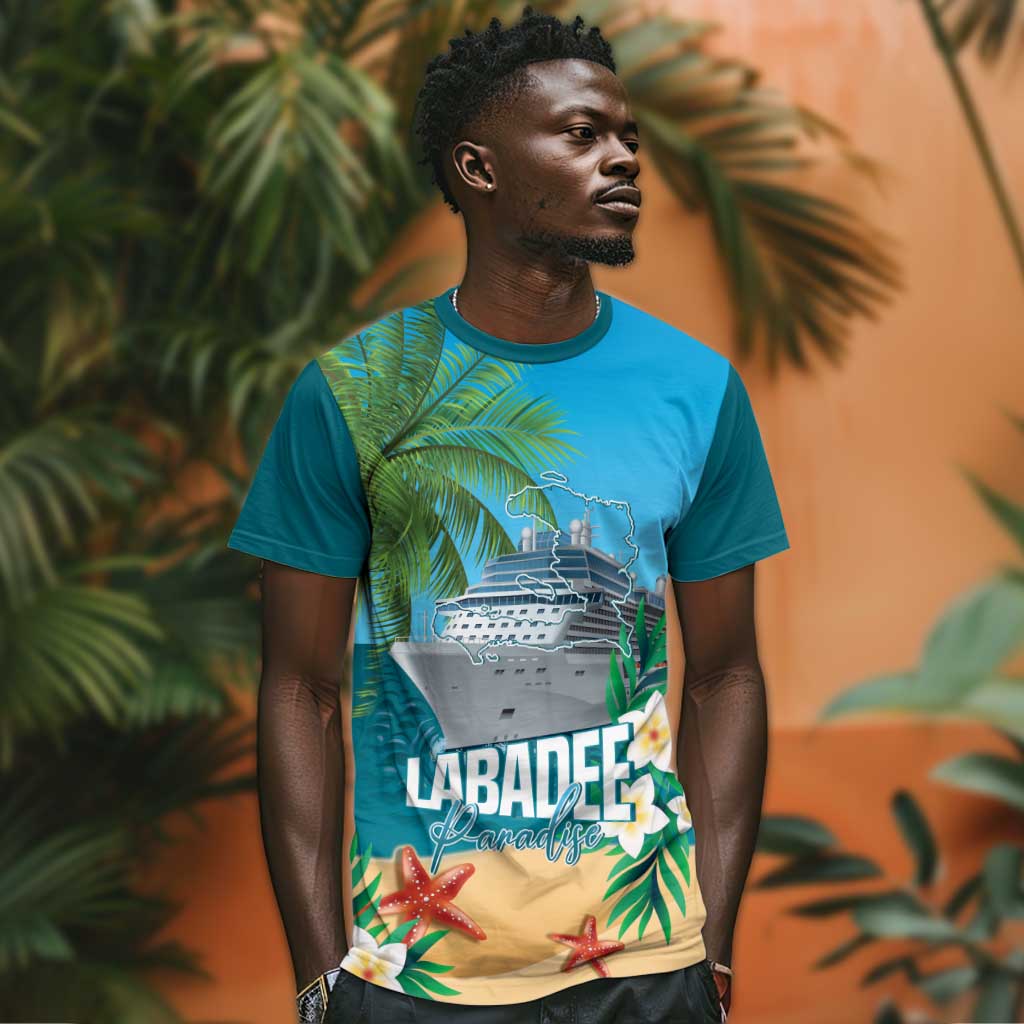 Afro Haiti Labadee Peninsula T-Shirt Caribbean Cruise Tropical Vibes Graphic Tee
