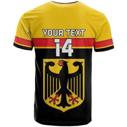 Custom Germany Hockey T-Shirt Go German Bearers of the Eagle Graphic Tee
