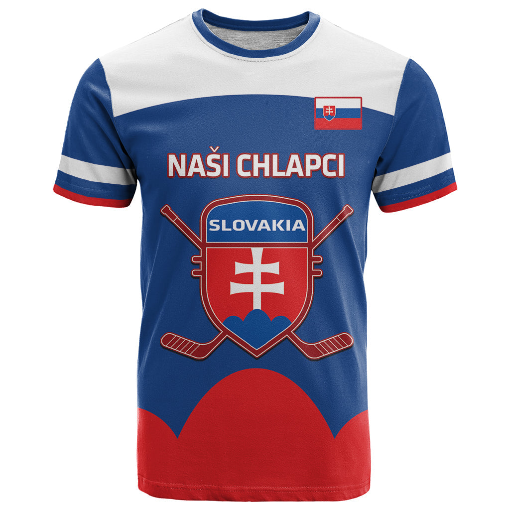 Custom Slovakia Hockey T-Shirt Go Slovak Our Boys Graphic Tee