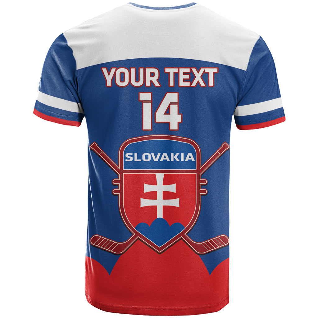Custom Slovakia Hockey T-Shirt Go Slovak Our Boys Graphic Tee