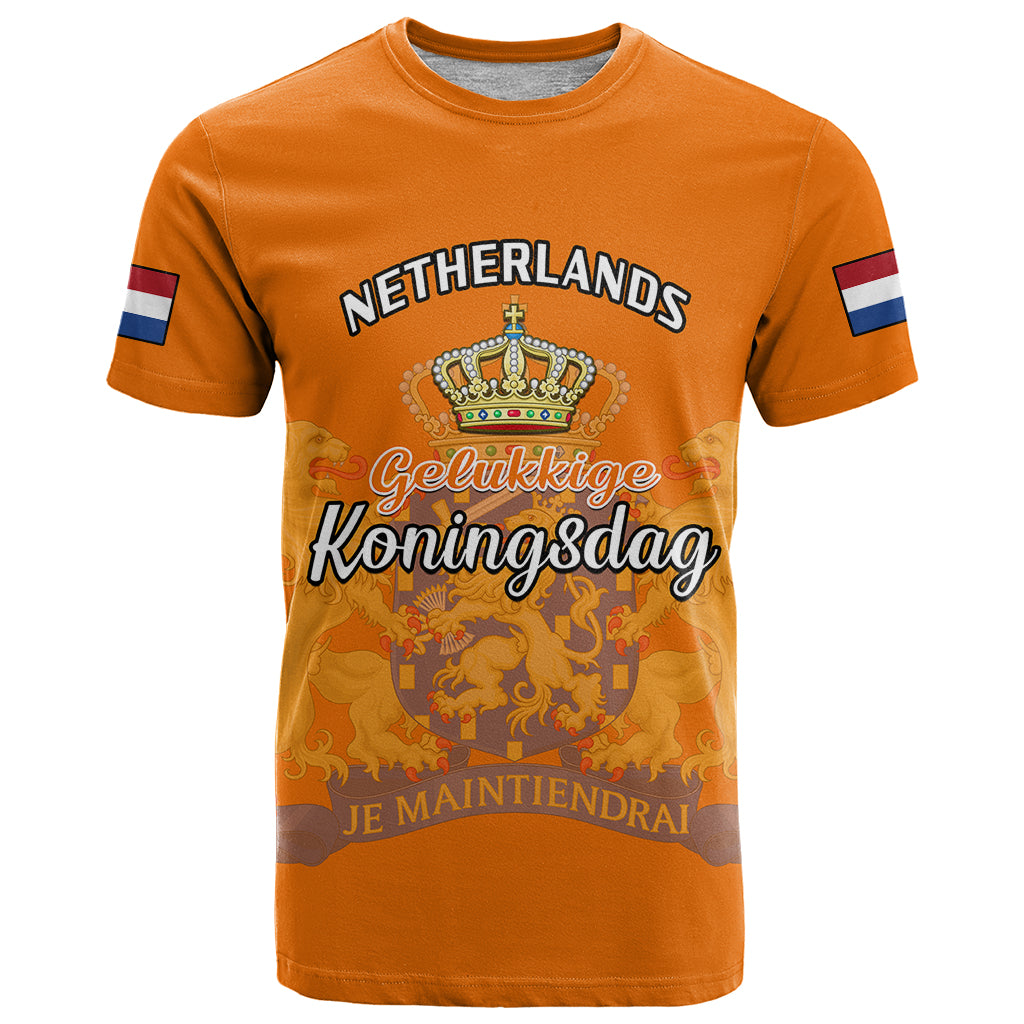 Netherlands Kings Day T-Shirt Gelukkige Koningsdag Ver.02 Graphic Tee