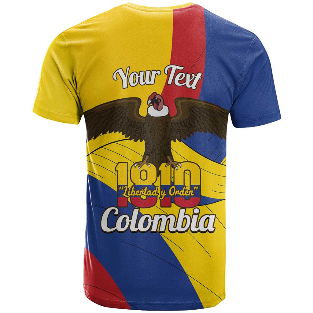 Personalised Colombia Independence Day T-Shirt 1810 Libertad y Orden Graphic Tee