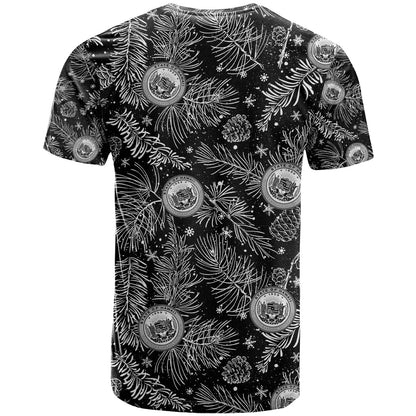 Hawaii Christmas T-Shirt Tropical Style With Coat Of Arms Graphic Tee