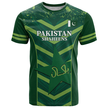 Custom Pakistan Cricket T-Shirt 2024 World Cup Go Shaheens Graphic Tee