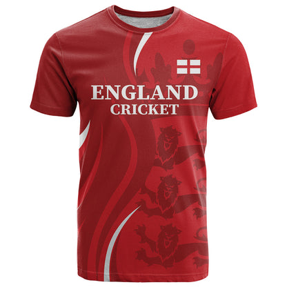 Custom England Cricket T-Shirt 2024 World Cup Go Champions Graphic Tee