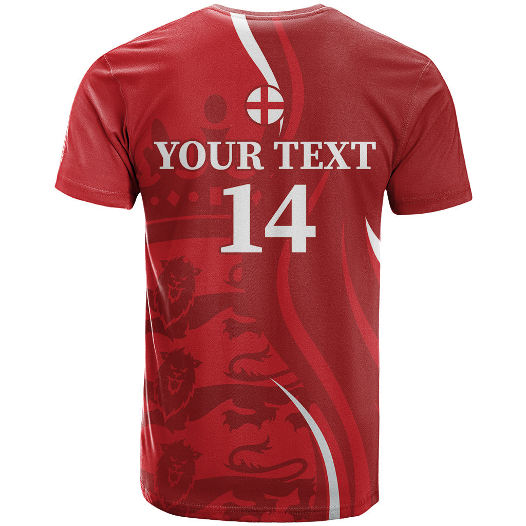 Custom England Cricket T-Shirt 2024 World Cup Go Champions Graphic Tee