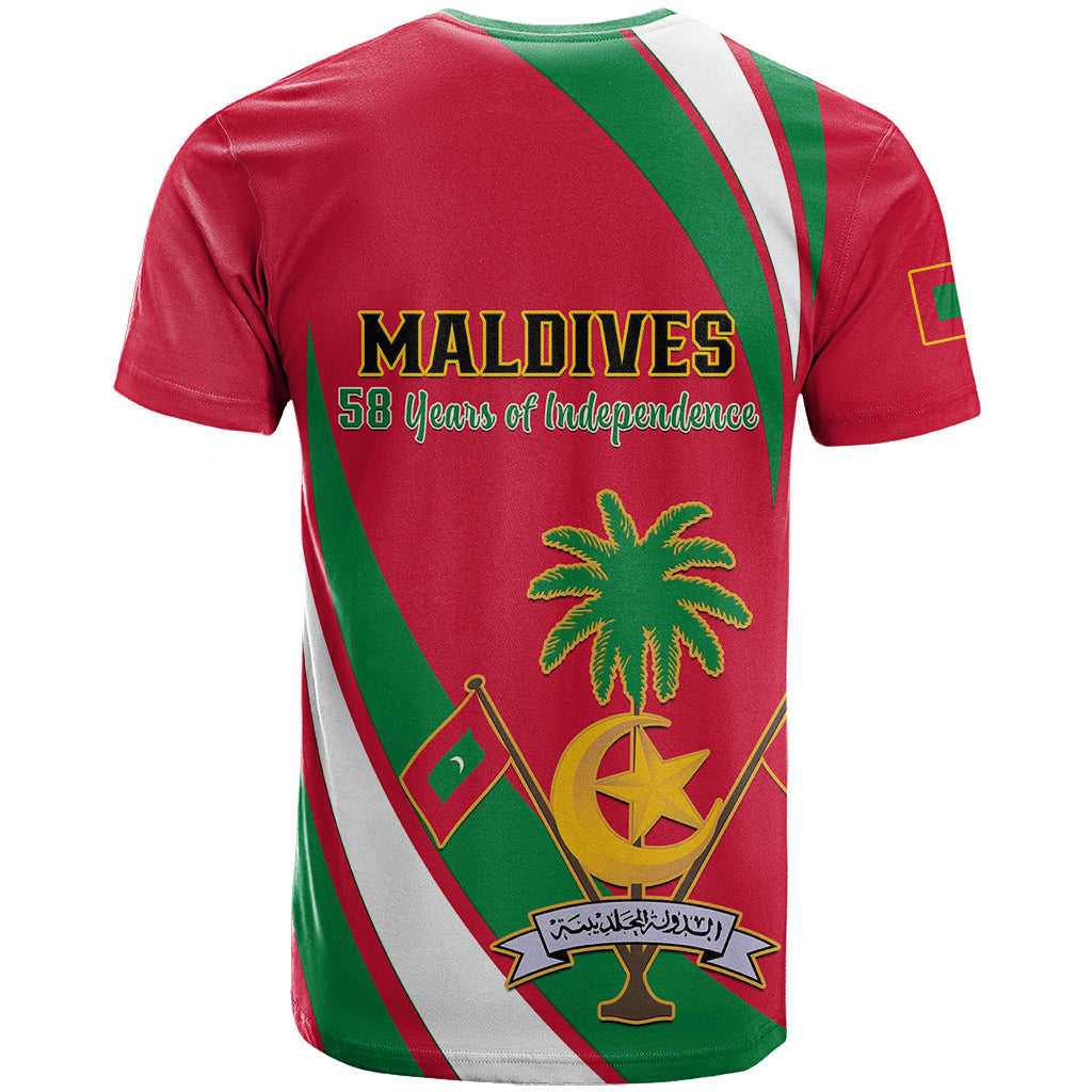 Maldives Independence Day T-Shirt Happy 58th Anniversary Graphic Tee
