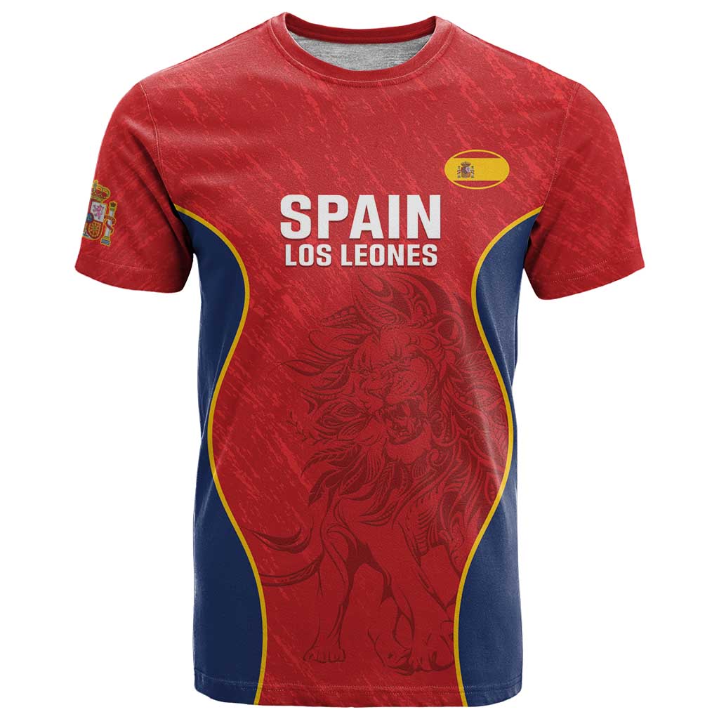 Custom Spain Rugby T-Shirt Go Champions Lions Graphic Tee