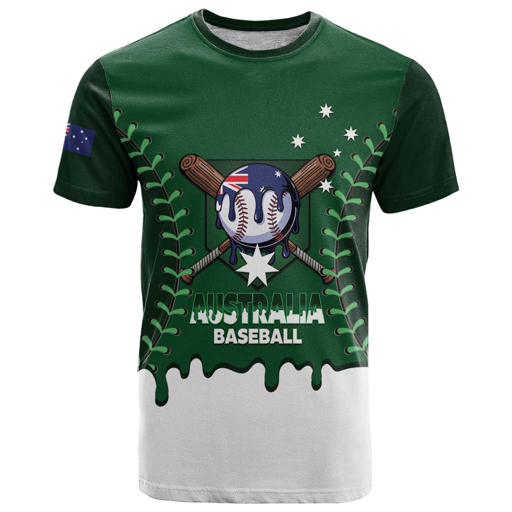 Australia 2026 Baseball Custom T-Shirt Go Aussie Drip Style Graphic Tee
