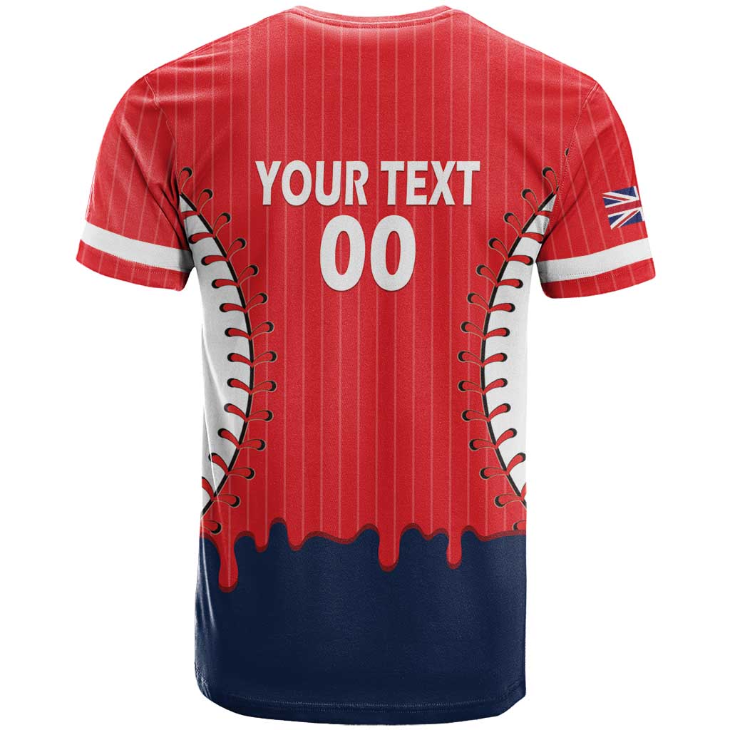 Great Britain 2026 Baseball Custom T-Shirt Go Champions Drip Style Graphic Tee