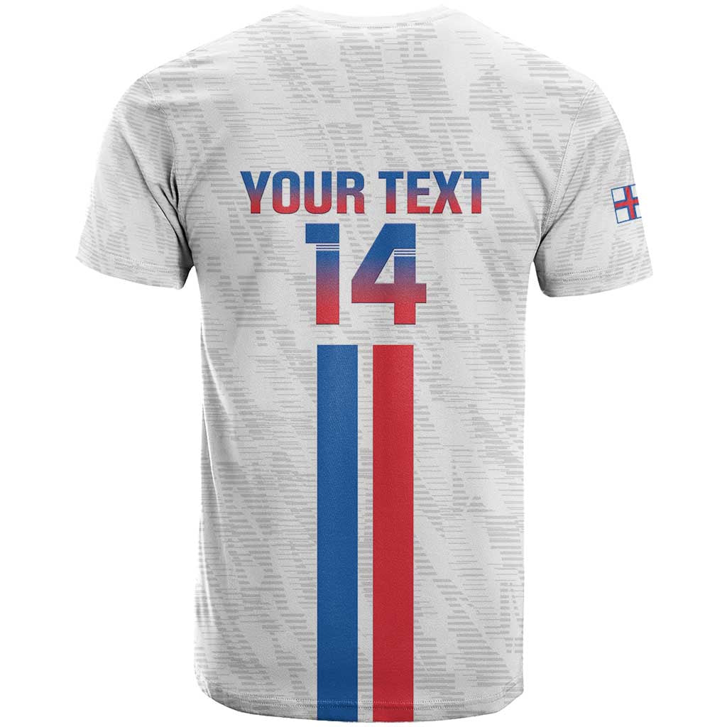 Custom Faroe Islands Football T-Shirt Come On National Team Graphic Tee