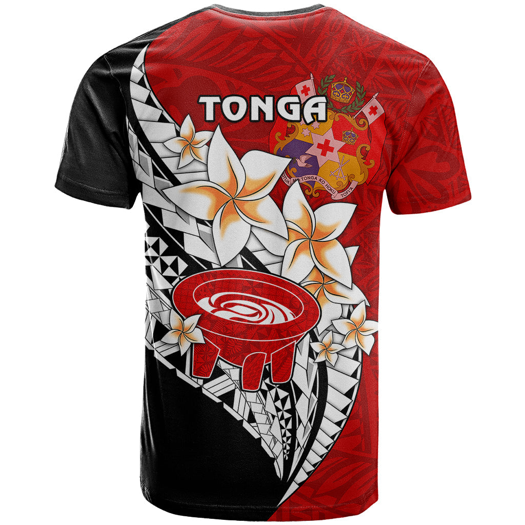 Tonga Kava Bowl T-Shirt Togan Kupesi Ngatu Pattern Black Graphic Tee