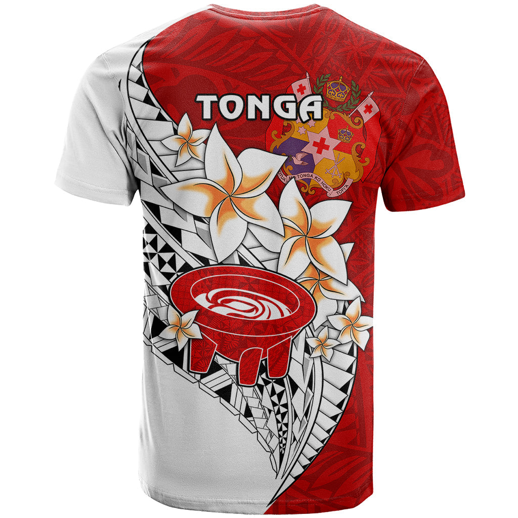 Tonga Kava Bowl T-Shirt Togan Kupesi Ngatu Pattern White Graphic Tee
