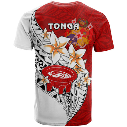 Tonga Kava Bowl T-Shirt Togan Kupesi Ngatu Pattern White Graphic Tee