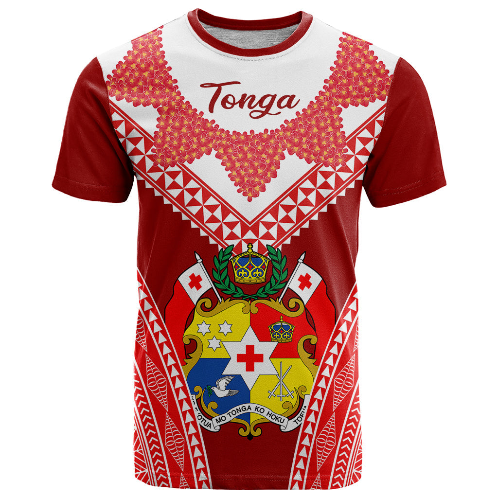 Tonga Heilala Flowers T-Shirt Tongan Ngatu White Special Verison Graphic Tee